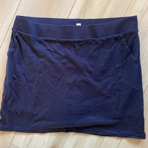 Croft & Barrow Easy Pull on Navy Skort XL